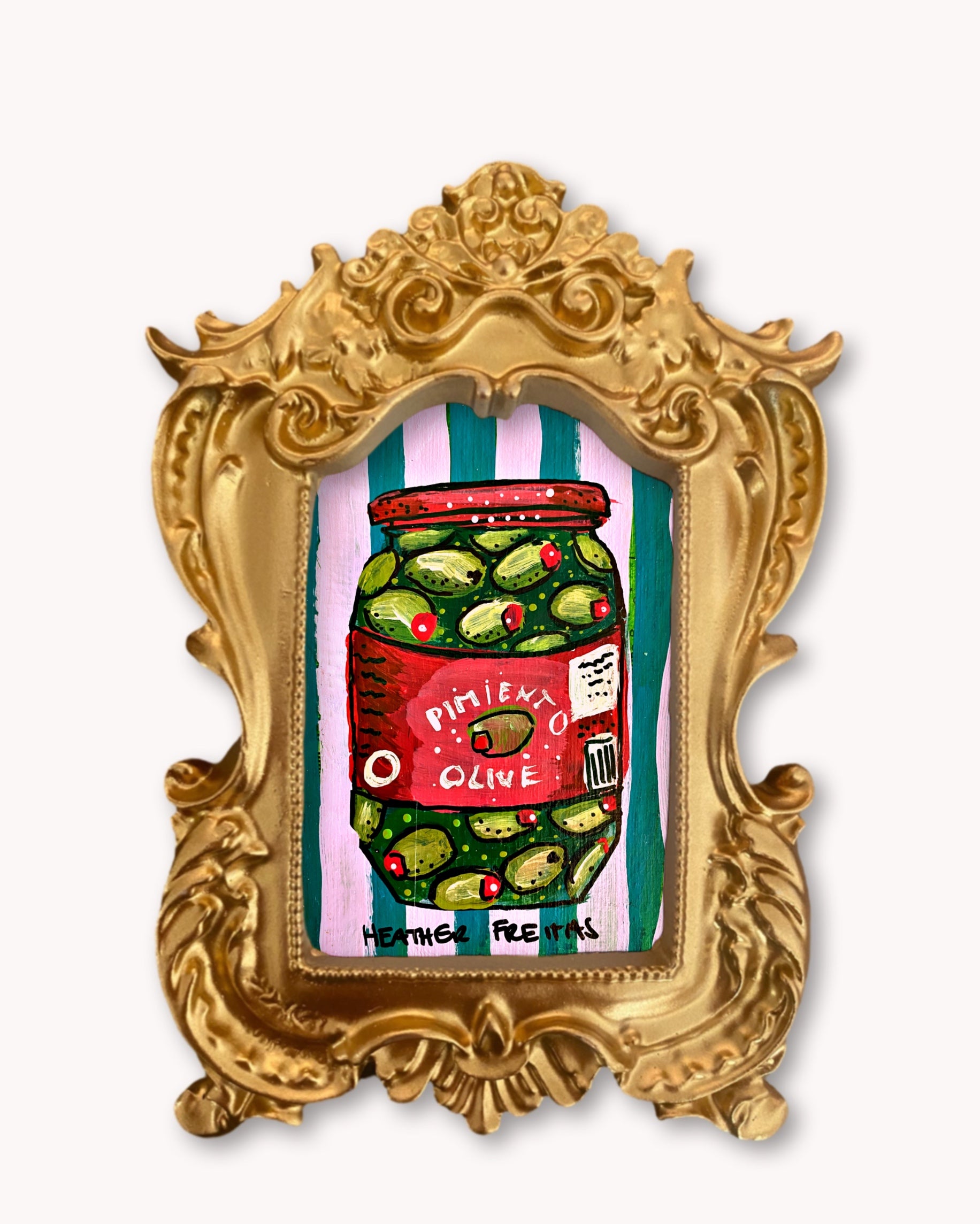 Olives - Mini framed print
