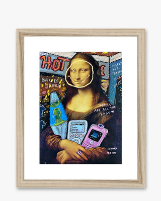 Parody Of Y2k Mona Framed & Mounted Print
