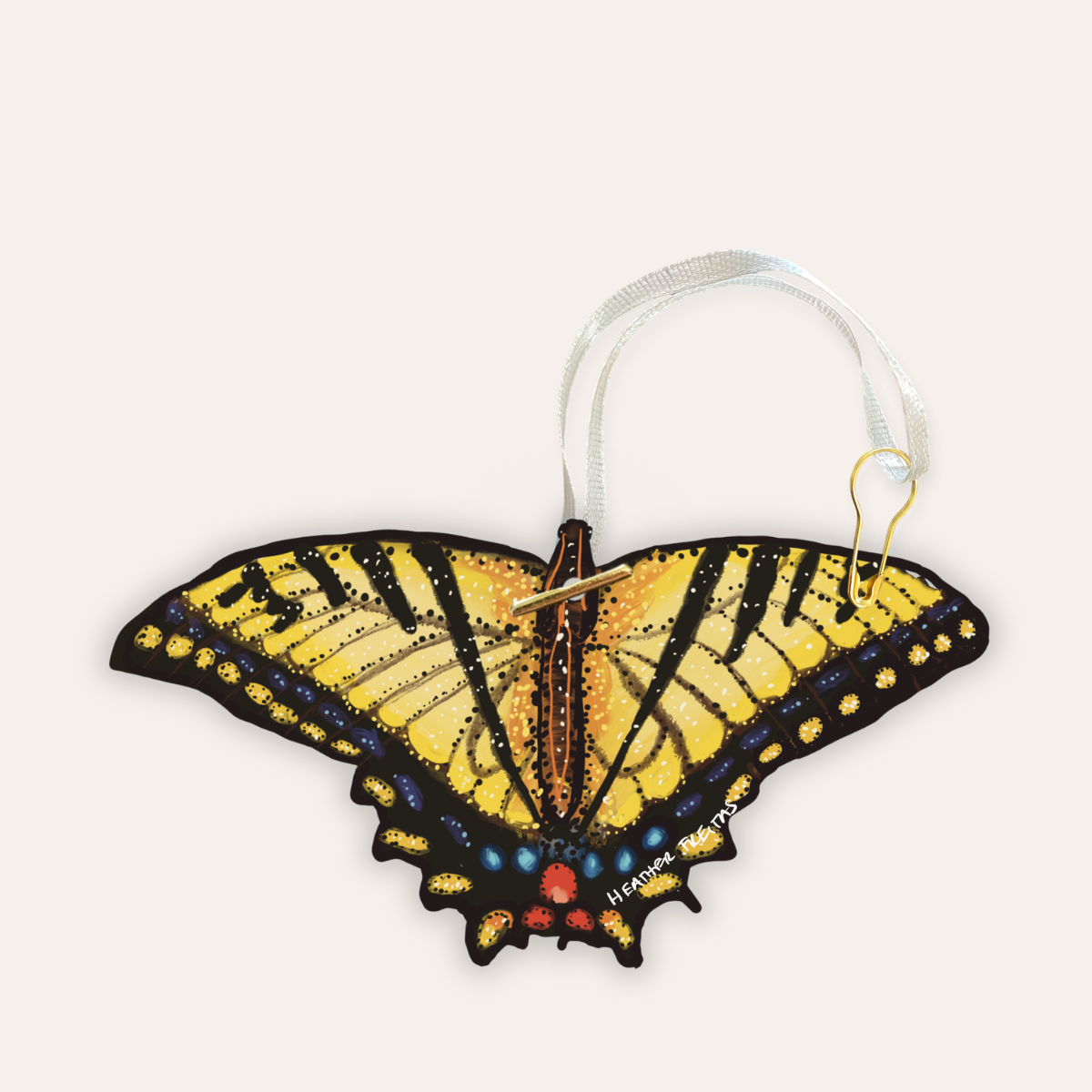 Yellow Swallowtail Gift Tag