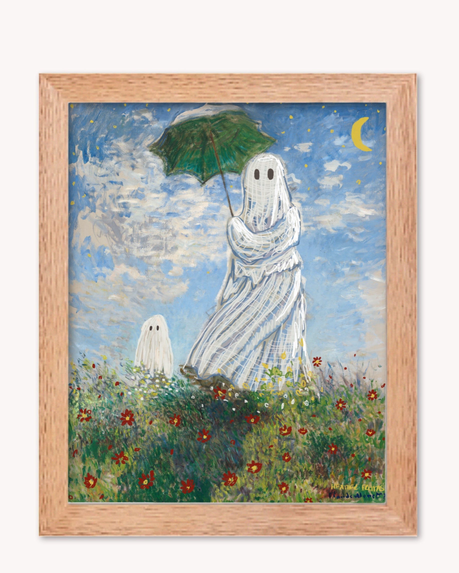 Madam Monet Halloween Remaster Print