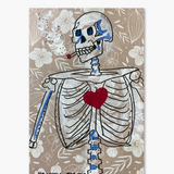 Skeleton Sketch 4 ( Original Painting )