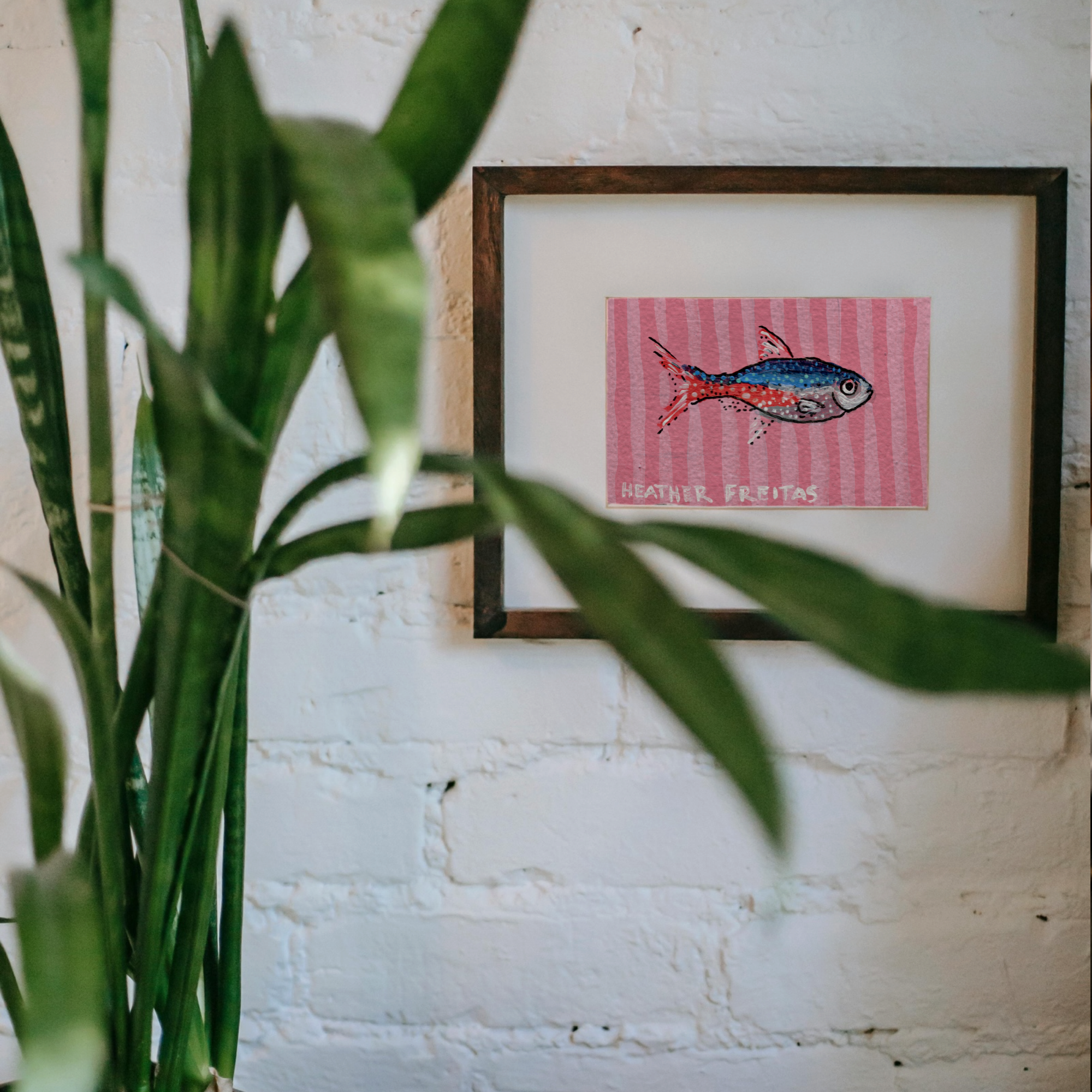 Neon Tetra Mini Fine Art Print