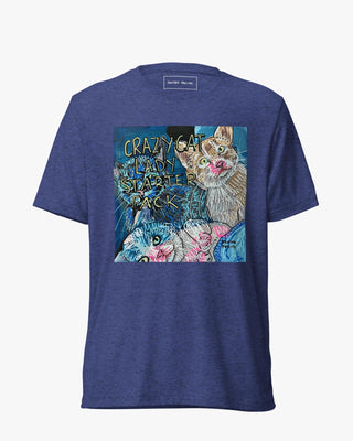 Cat Lady Starter Pack Unisex Short Sleeve T-shirt - Heather Freitas - fine art home deccor