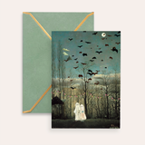 The Carnival Halloween Remaster Fine Art Greeting Card