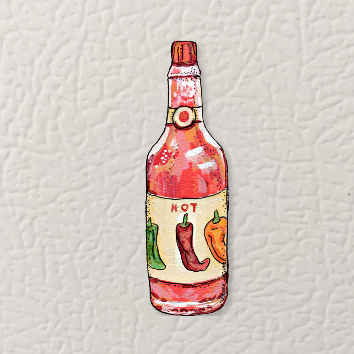 Hot Sauce Magnet ( Die-Cut )