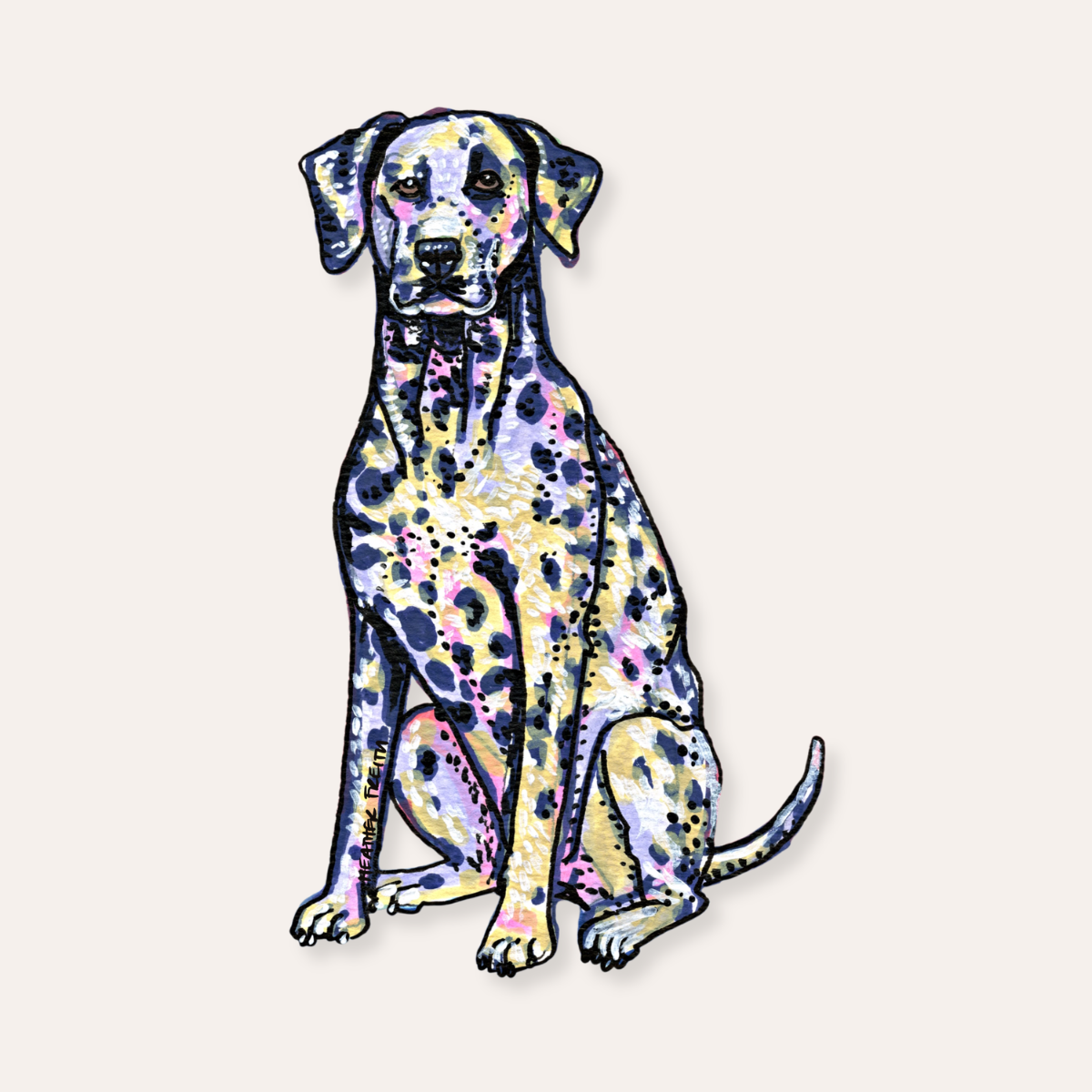 Dalmatian Sticker