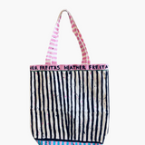 Flying Pig Hand Painted Tote