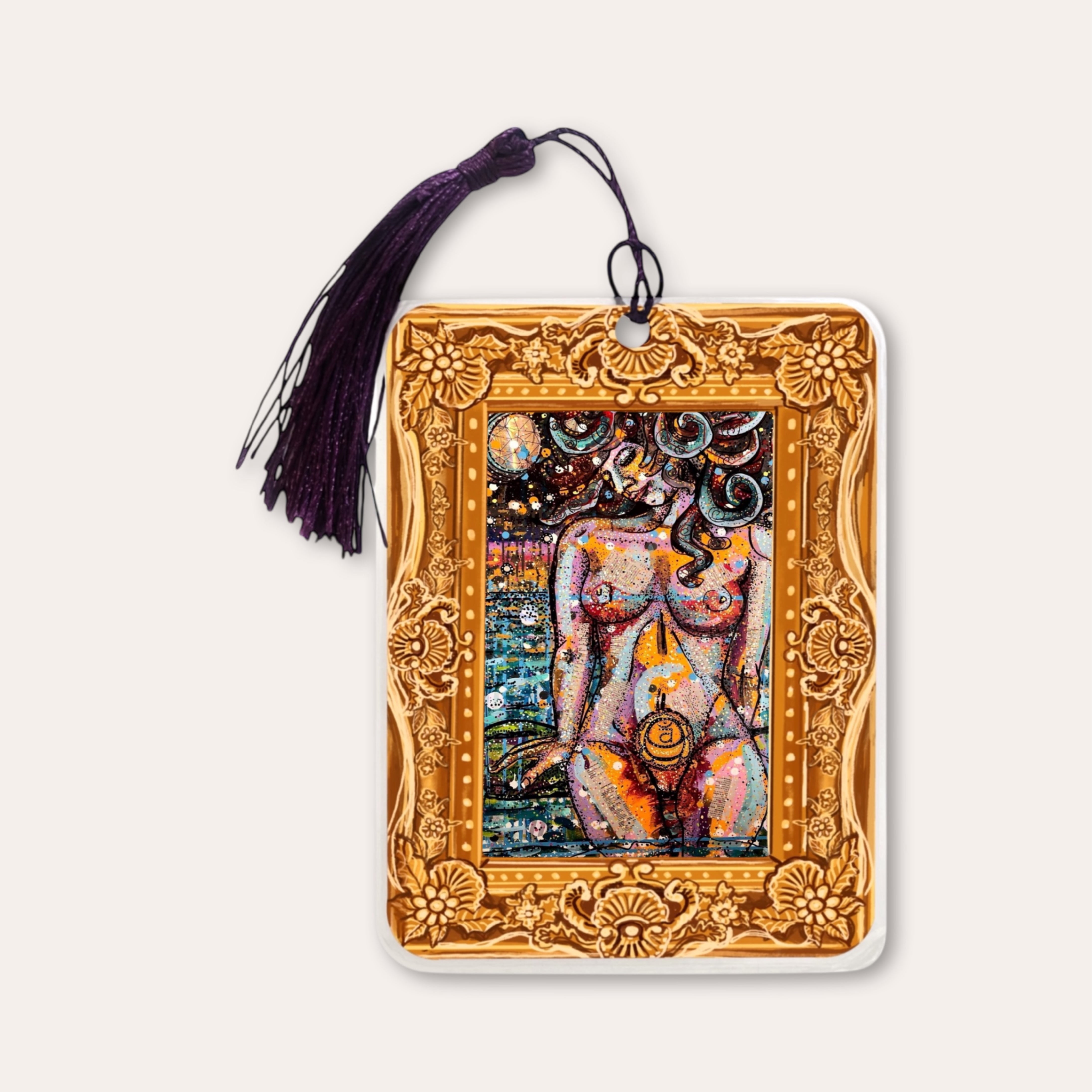 Sacral Chakra Fine Art Painting Bookmark