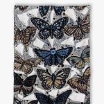 Cascades Butterly Species ( Fine Art Tapestry With Beaded Accent ) - Heather Freitas - fine art home deccor