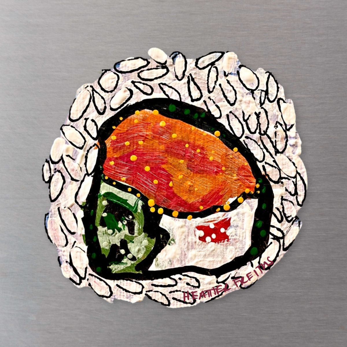 Sushi Roll Magnet ( Die-Cut )