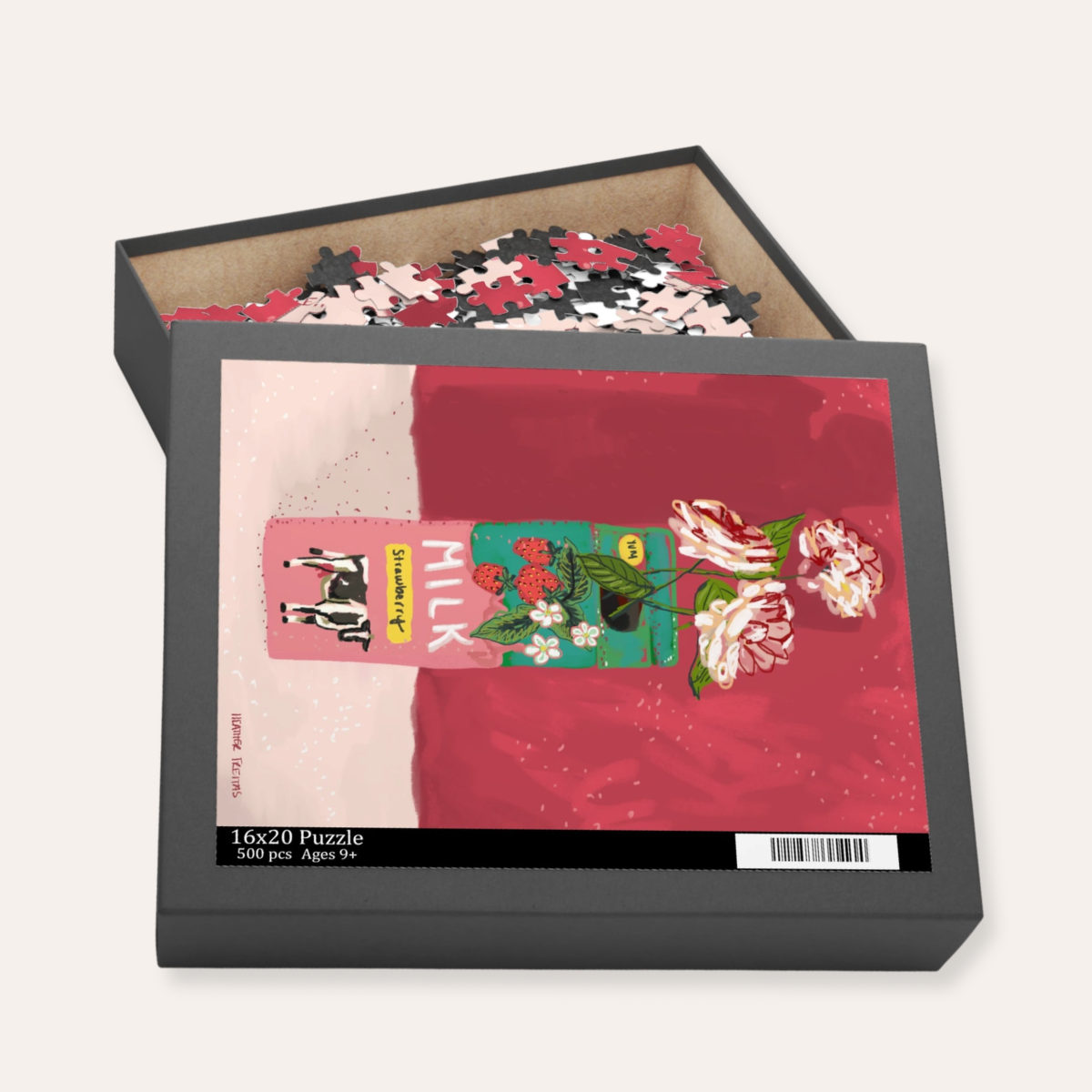 Strawberry Milk Fine Art Puzzle