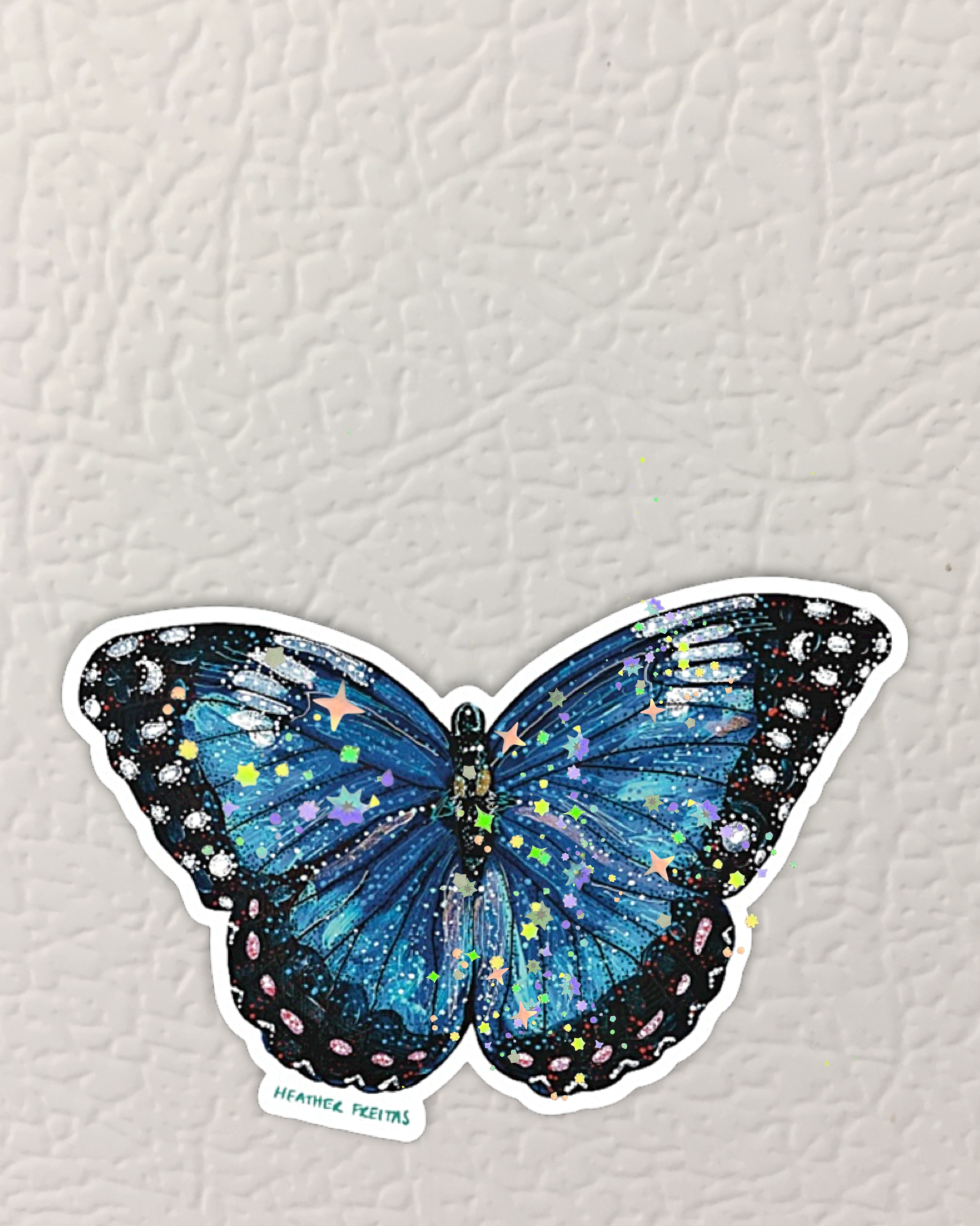 Blue Butterfly Magnet ( Die-Cut )
