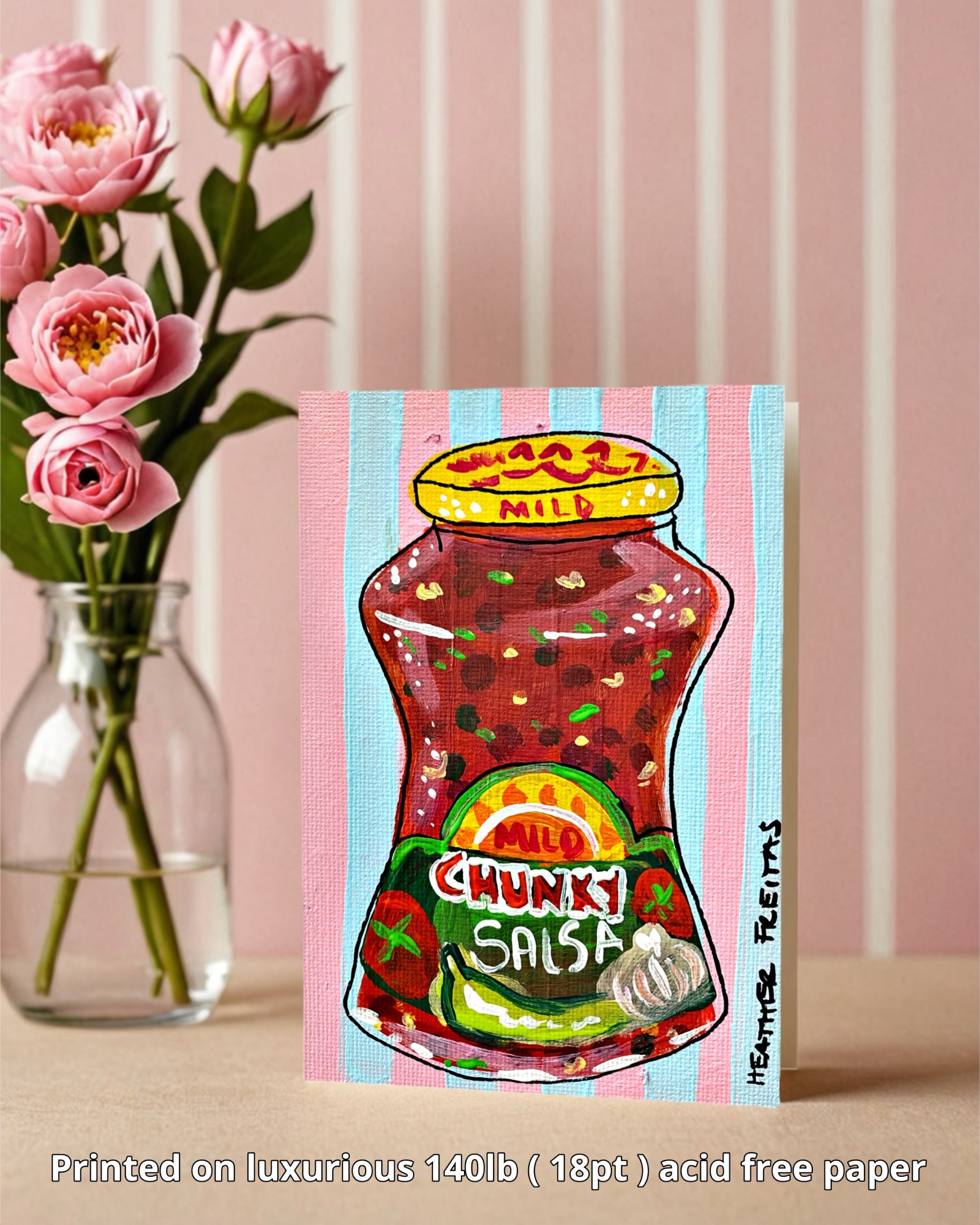 Mild Salsa - Greeting Card / Fine Art Print