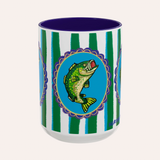 Bass Fish Coffee Mug 15oz