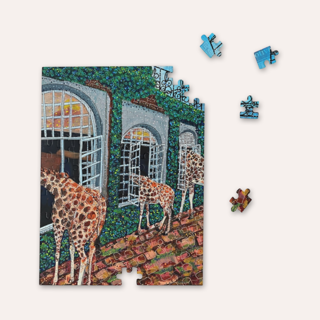 Fine Dining Giraffe Puzzle ( 120 - 500 Piece )