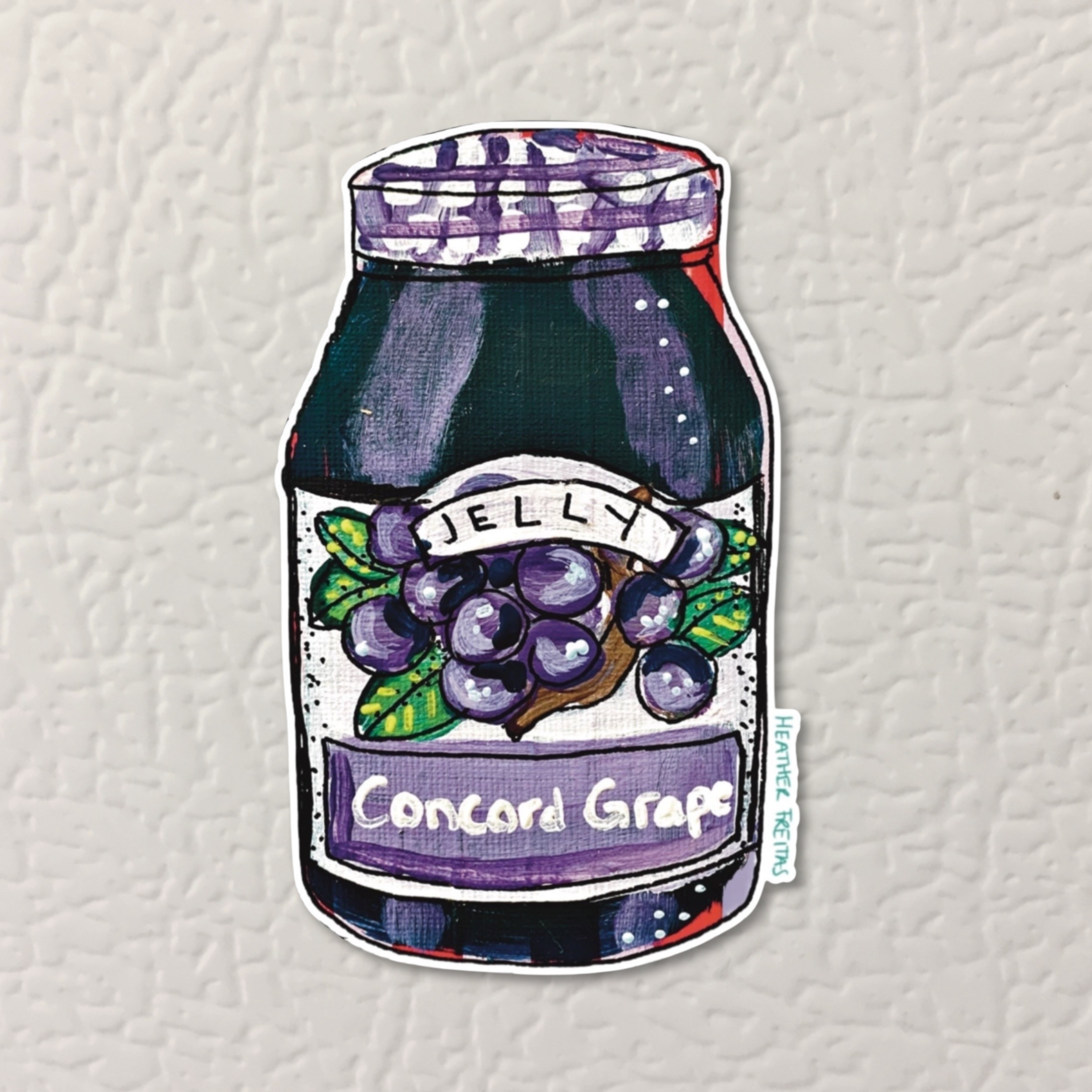 Grape Jelly Magnet ( Die-Cut )