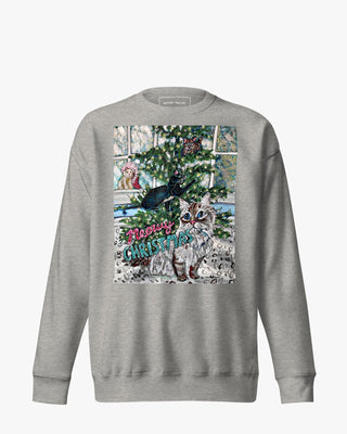 Meowy Christmas Unisex Premium Sweatshirt