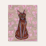 Havana Brown Cat Paper Print