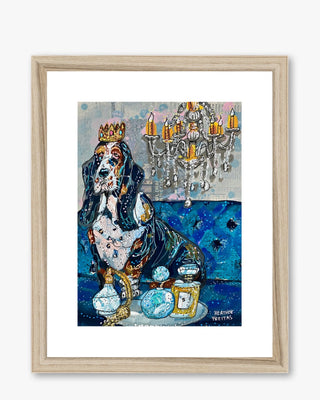 Royal Basset Hound Framed & Mounted Print