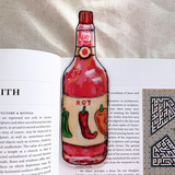 Hot Sauce Die Cut Acrylic Bookmark ( Extra Large )