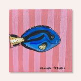 Blue Tang Fish ( Mini Original Painting )