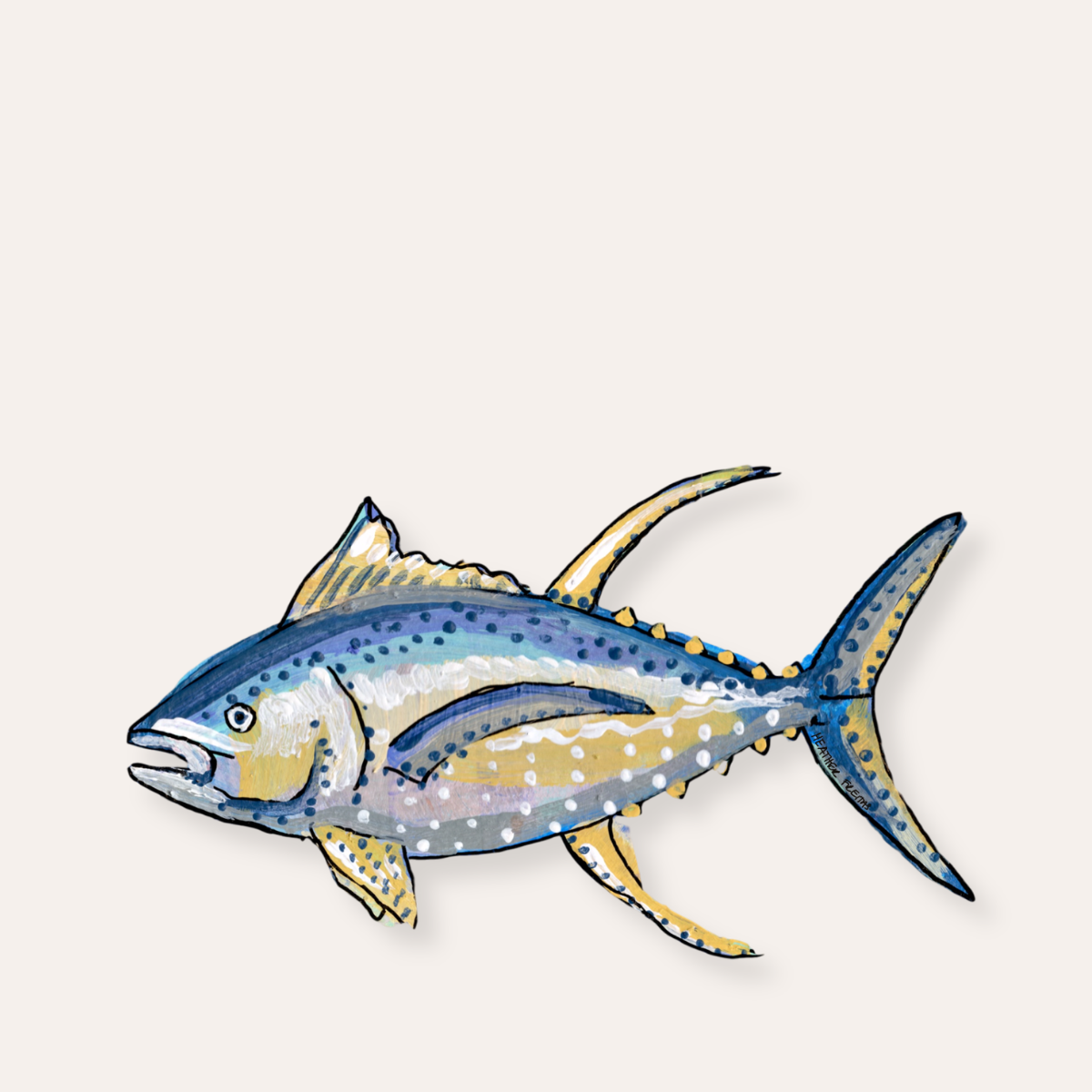 Blue Fin Tuna Sticker