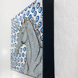 Evil Eye Stone Unicorn ( Original Painting )
