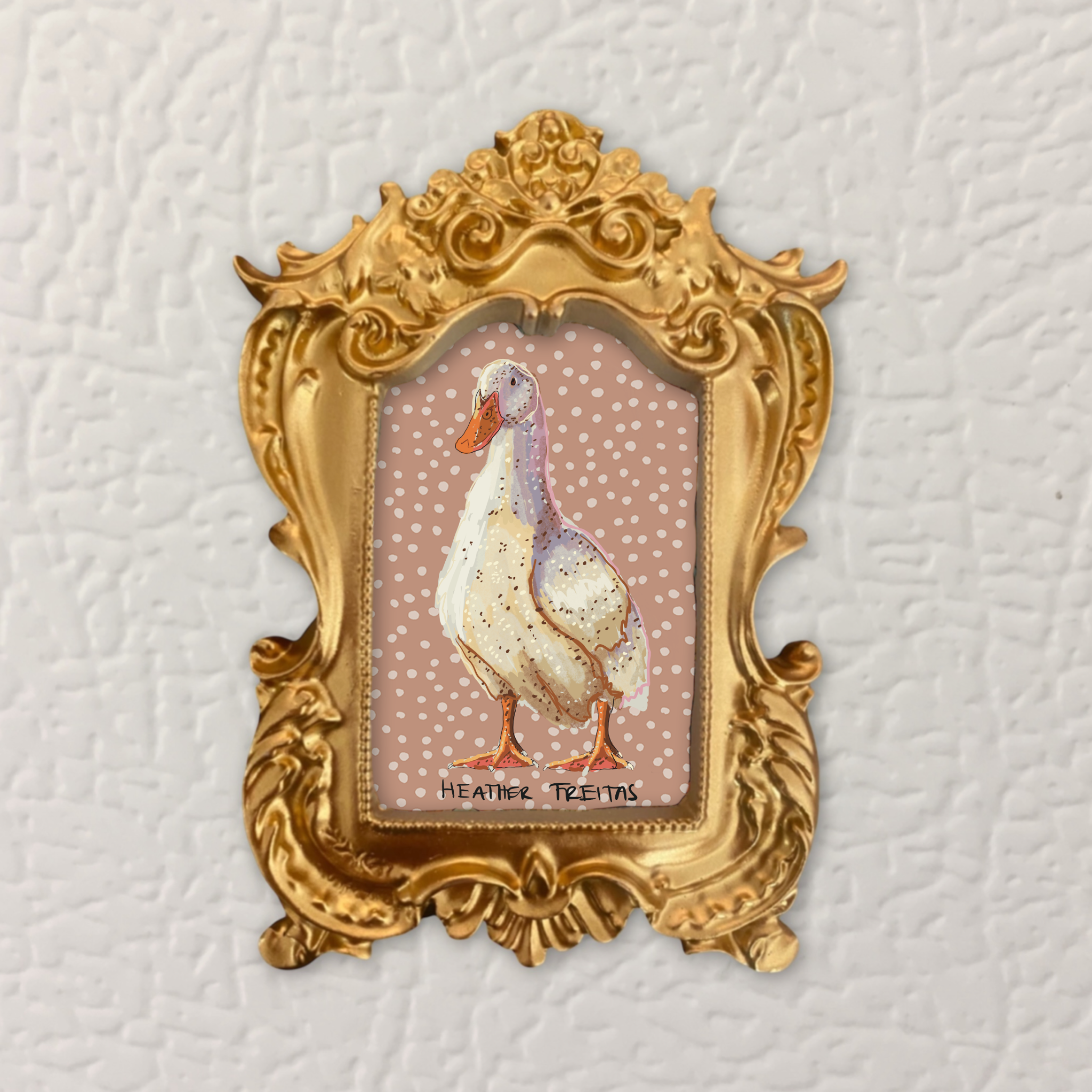 Duck Framed Small Magnet