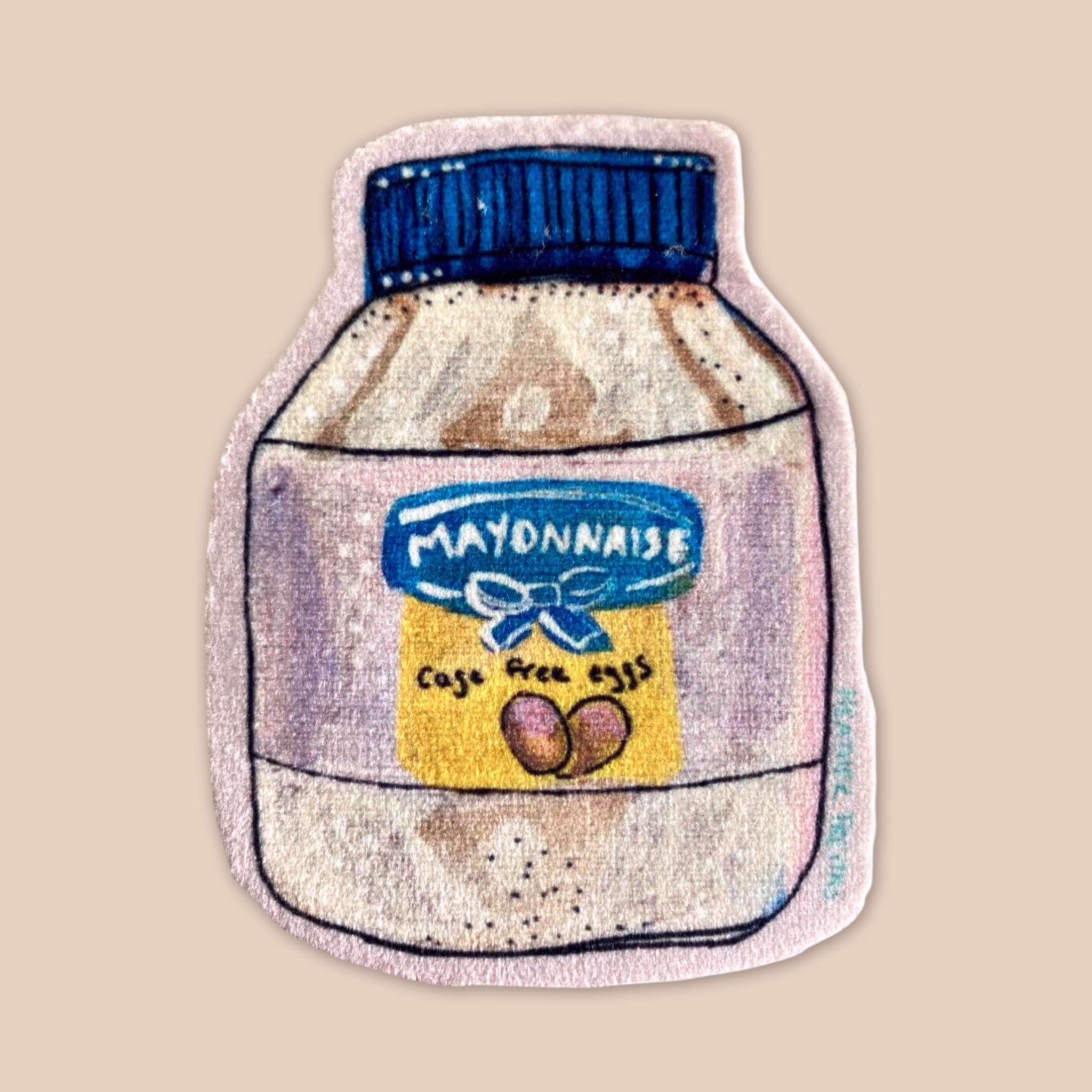 Mayonnaise - Sew On Velveteen Patch