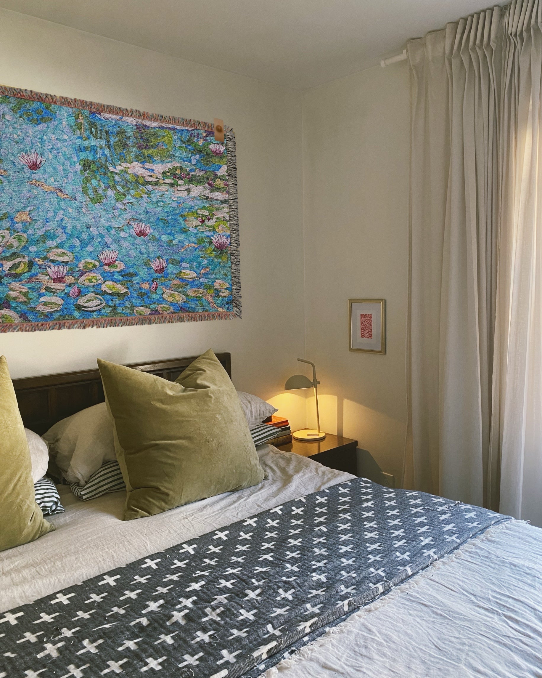 Monet's Pond Woven Blanket