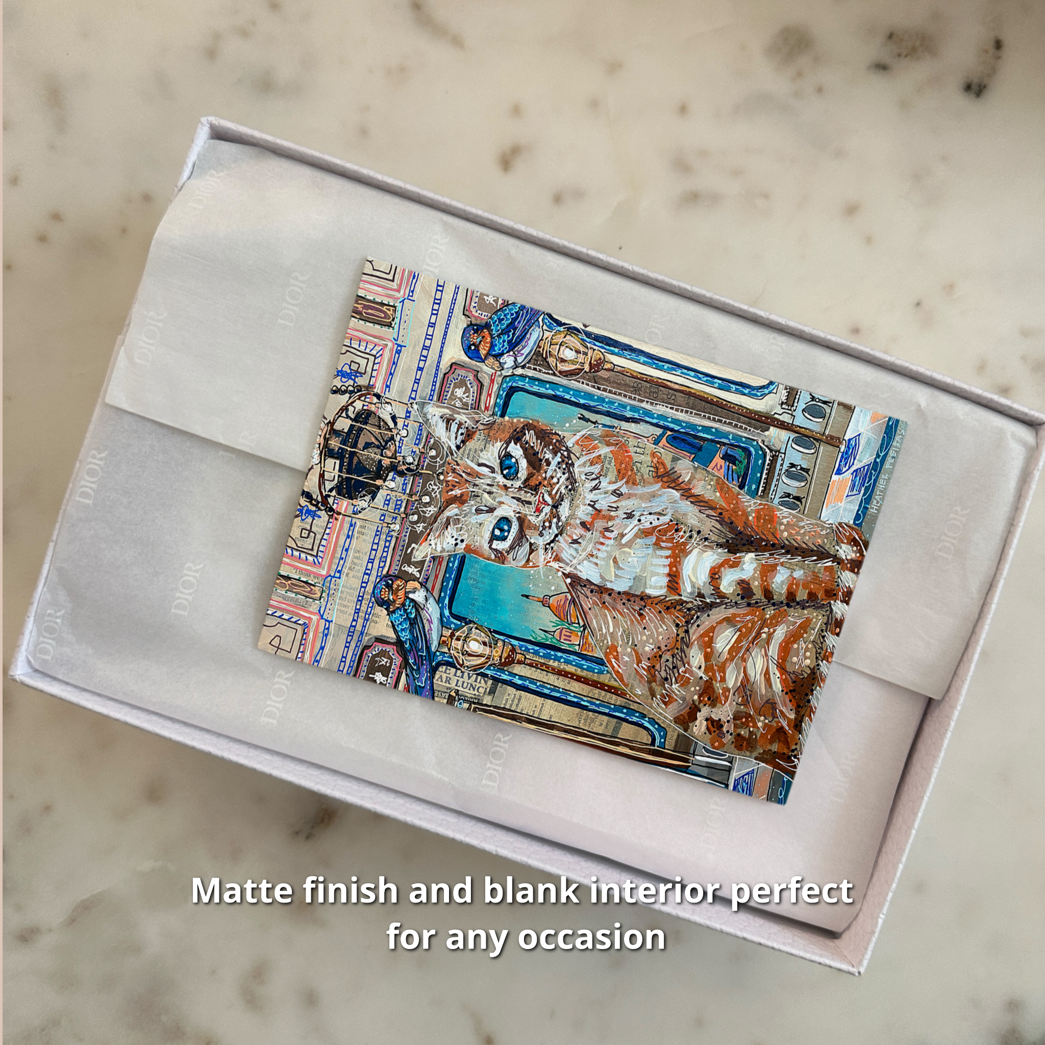 Royal Castle Cat - Greeting Card / Fine Art Print