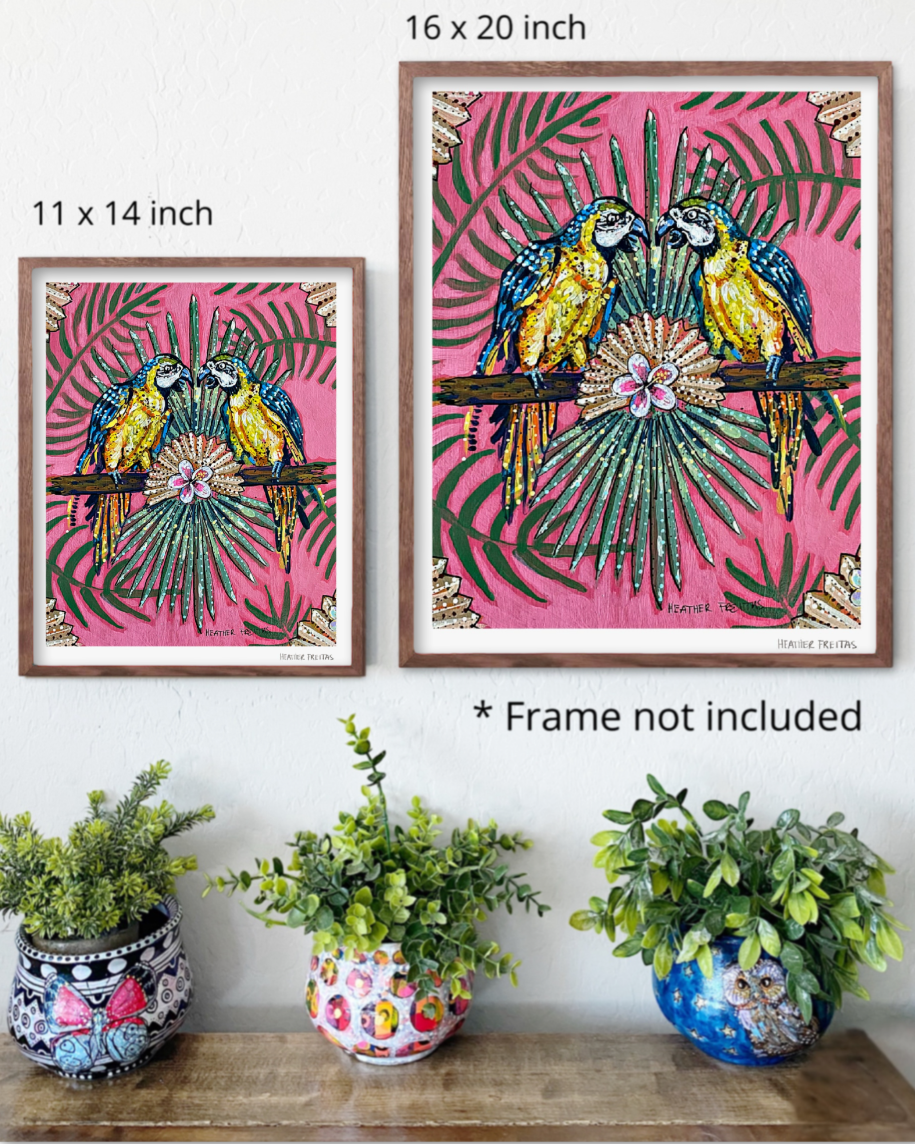 Parrot Paradise Fine Art Print