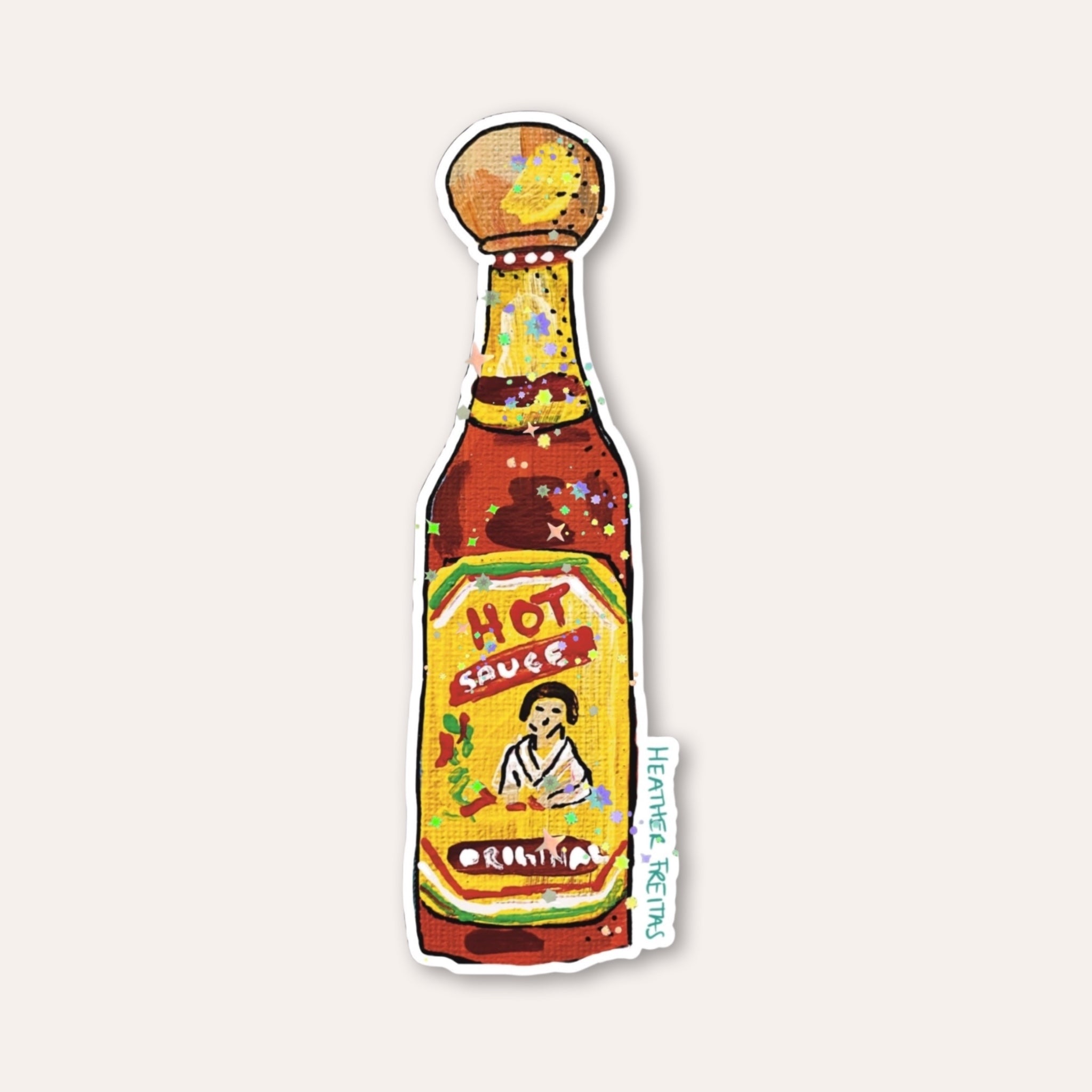 Hot Sauce Sticker