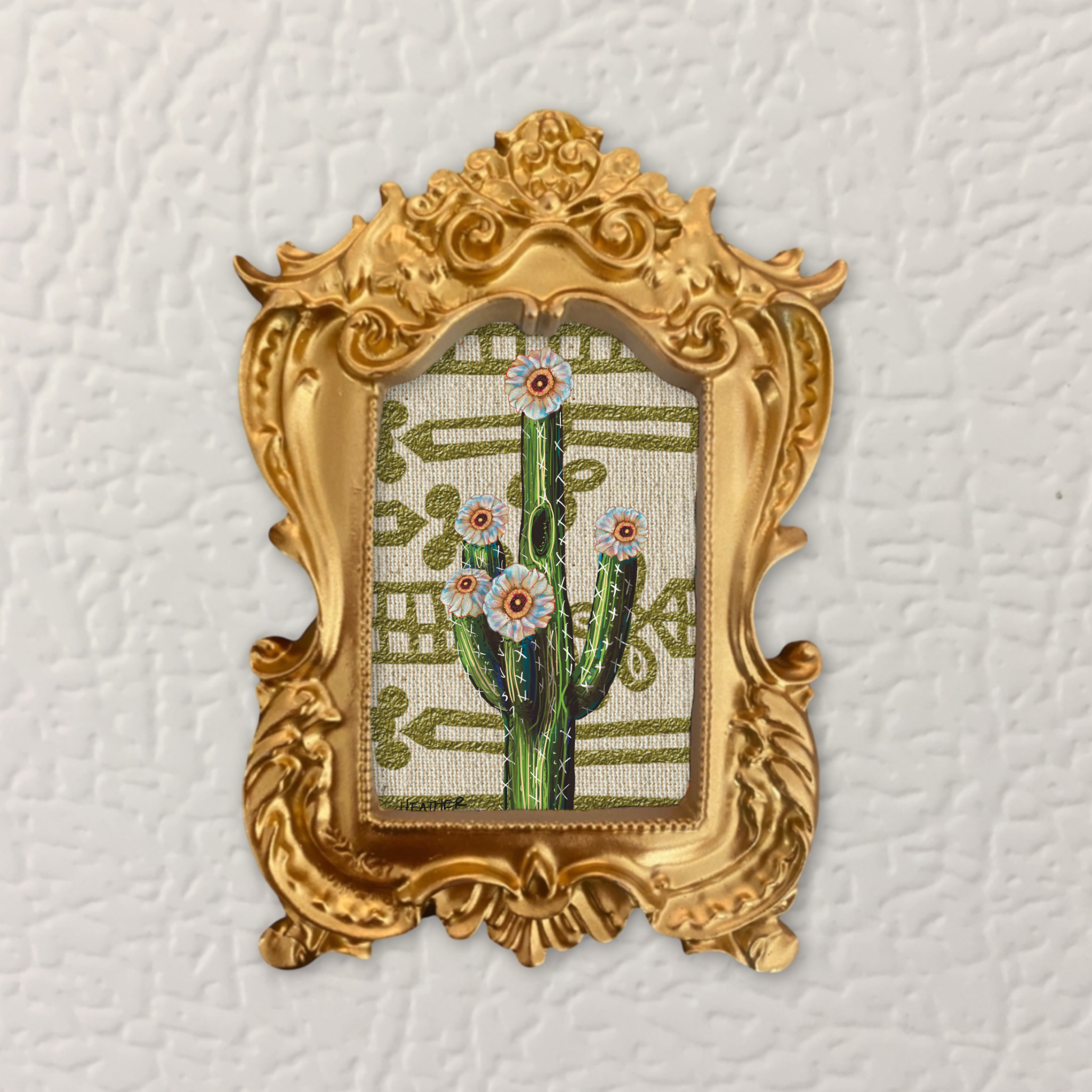 Saguaro Framed Small Magnet