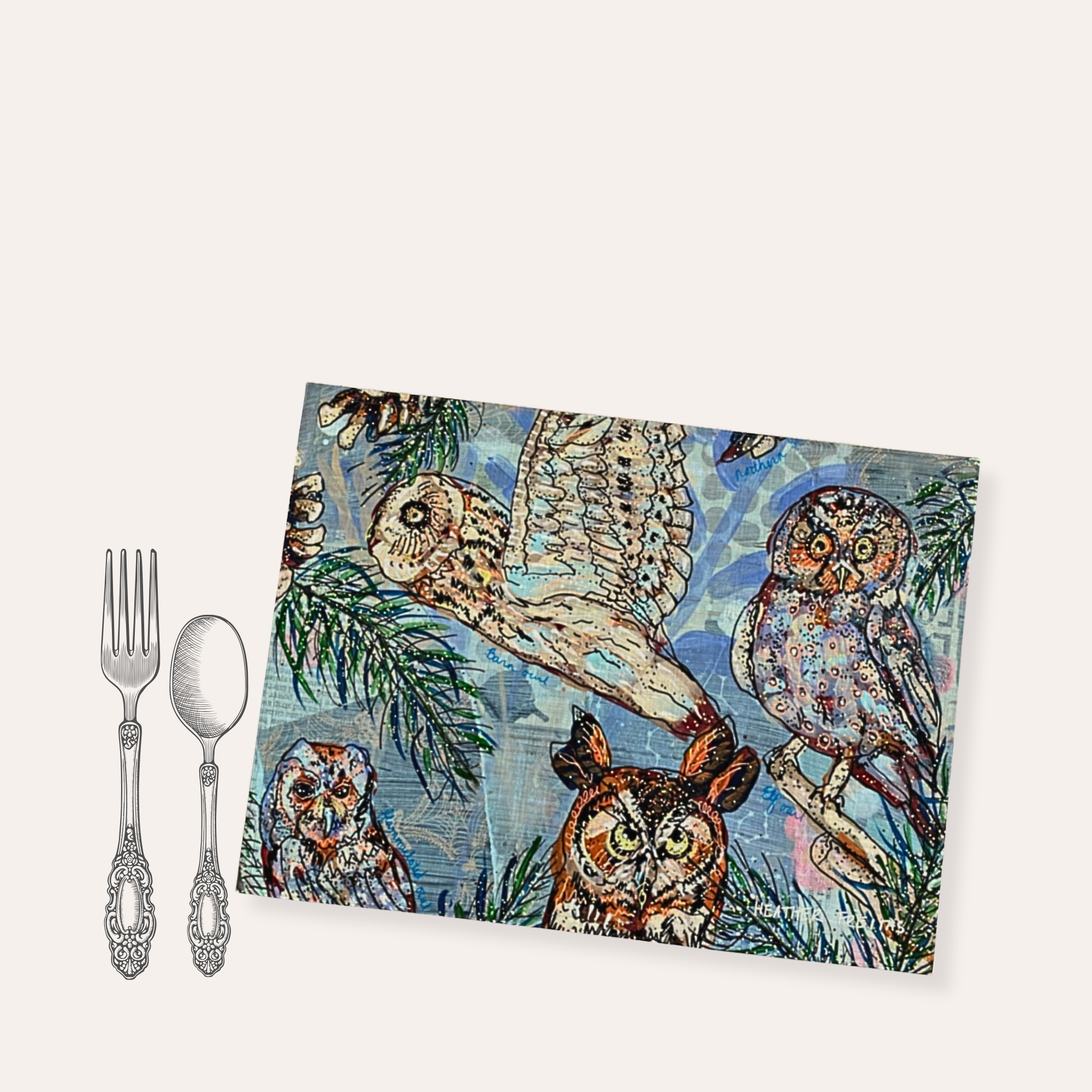 Owls Placemat