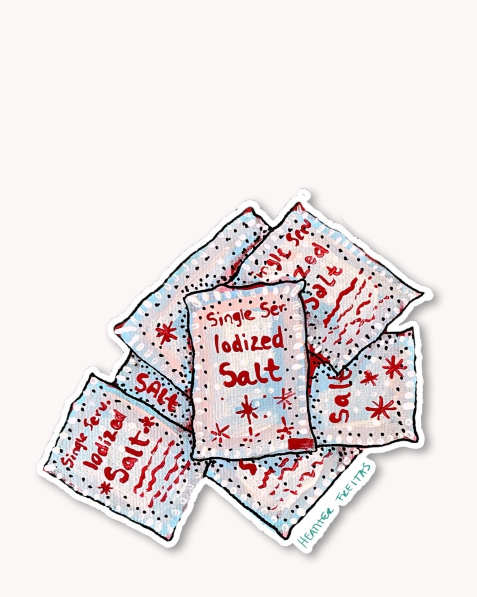 Salt Packet Sticker