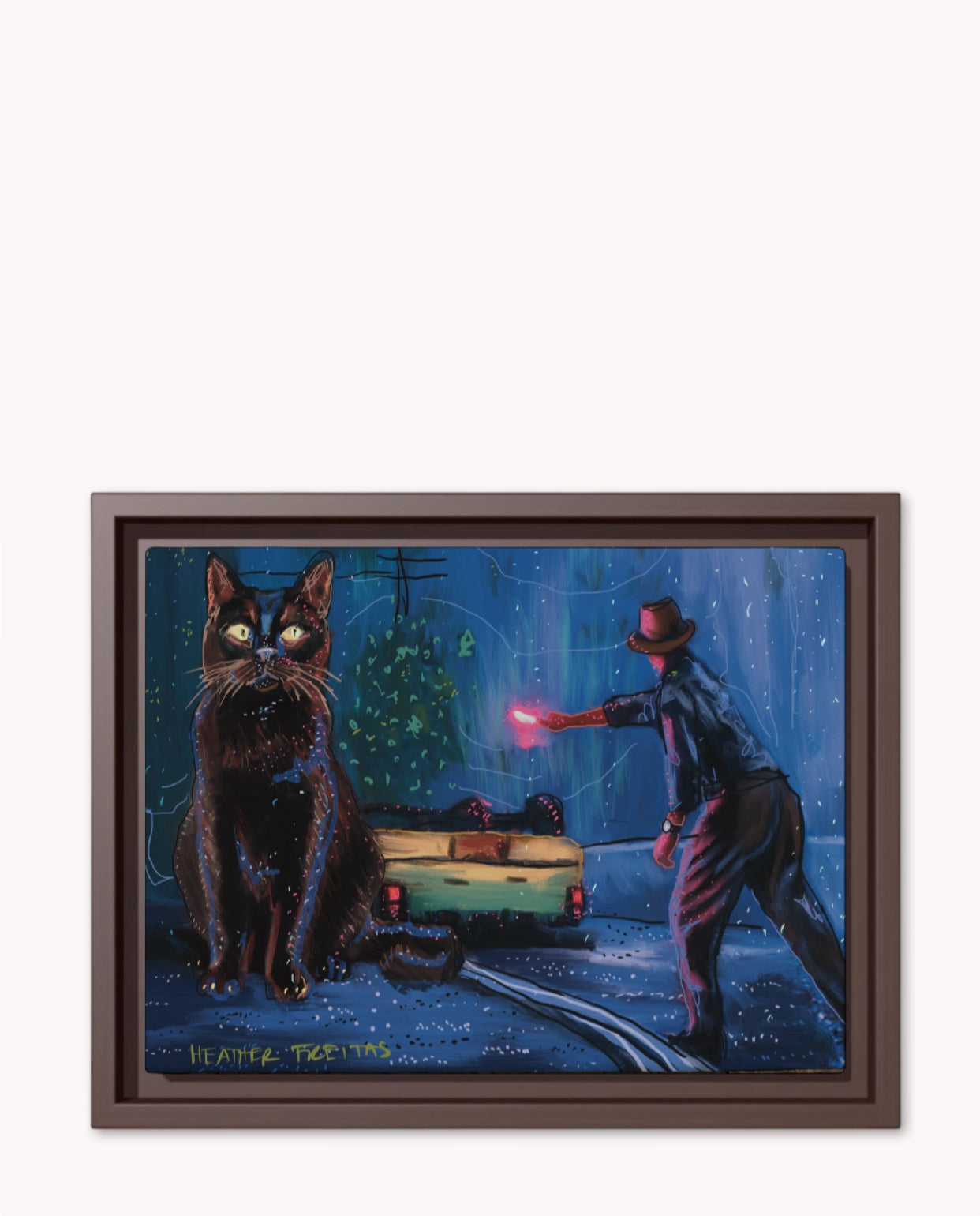 The Great Escape Framed Canvas Print