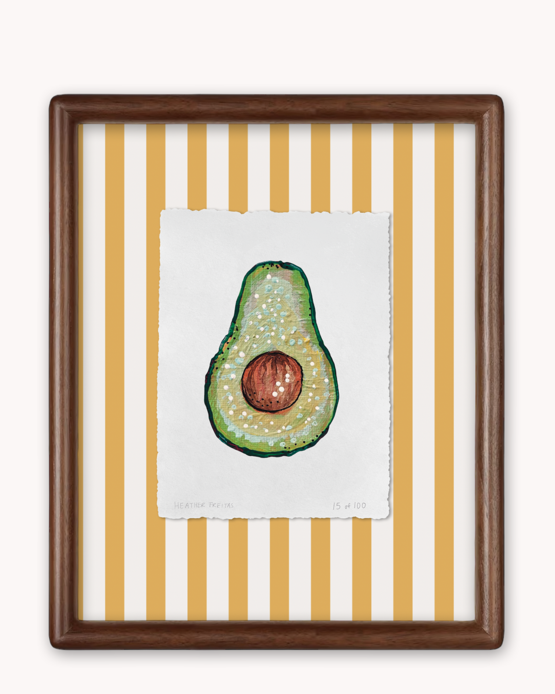 Avocado Limited Edition Framed Print