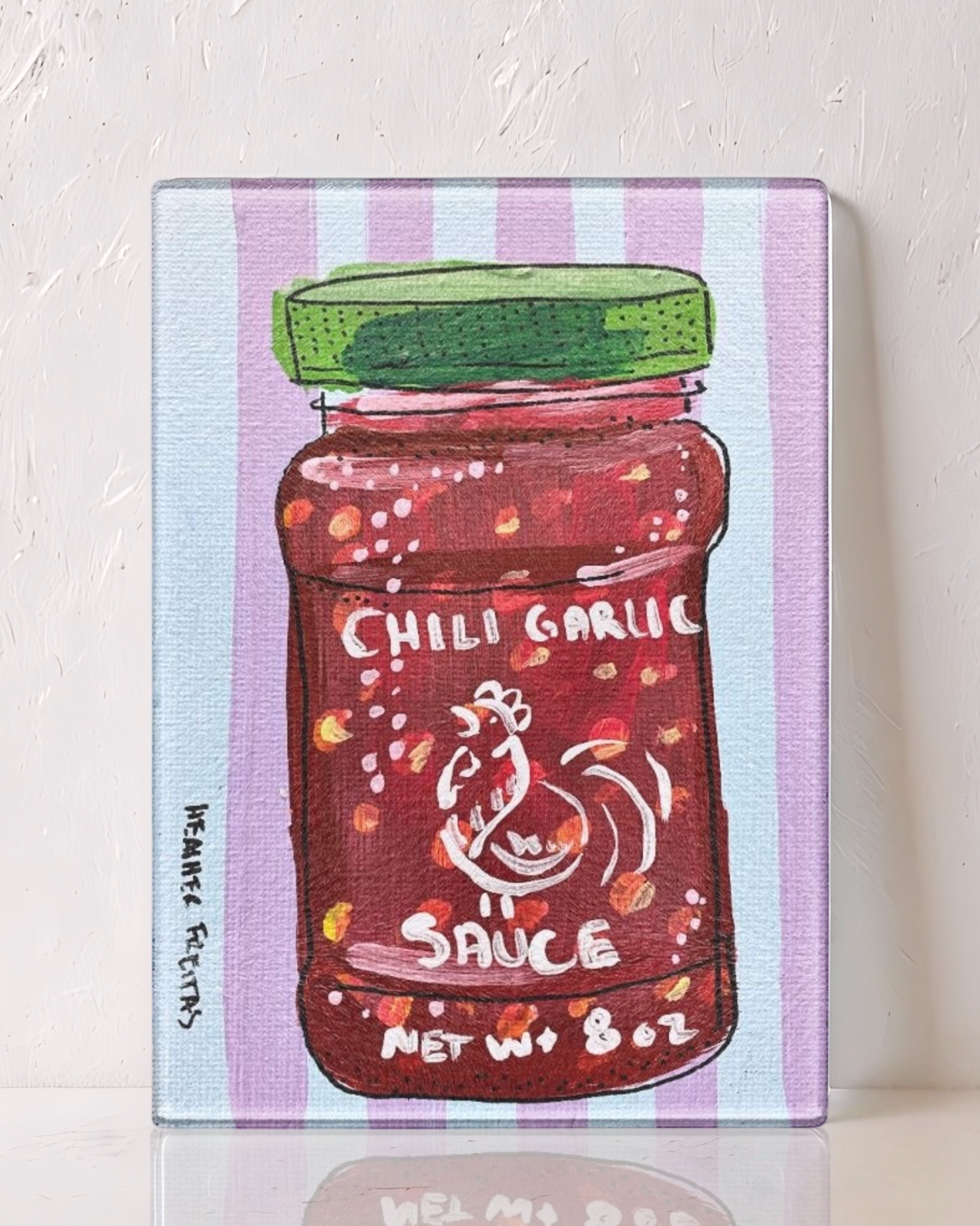 Chili Garlic Sauce Cutting Board Trivet