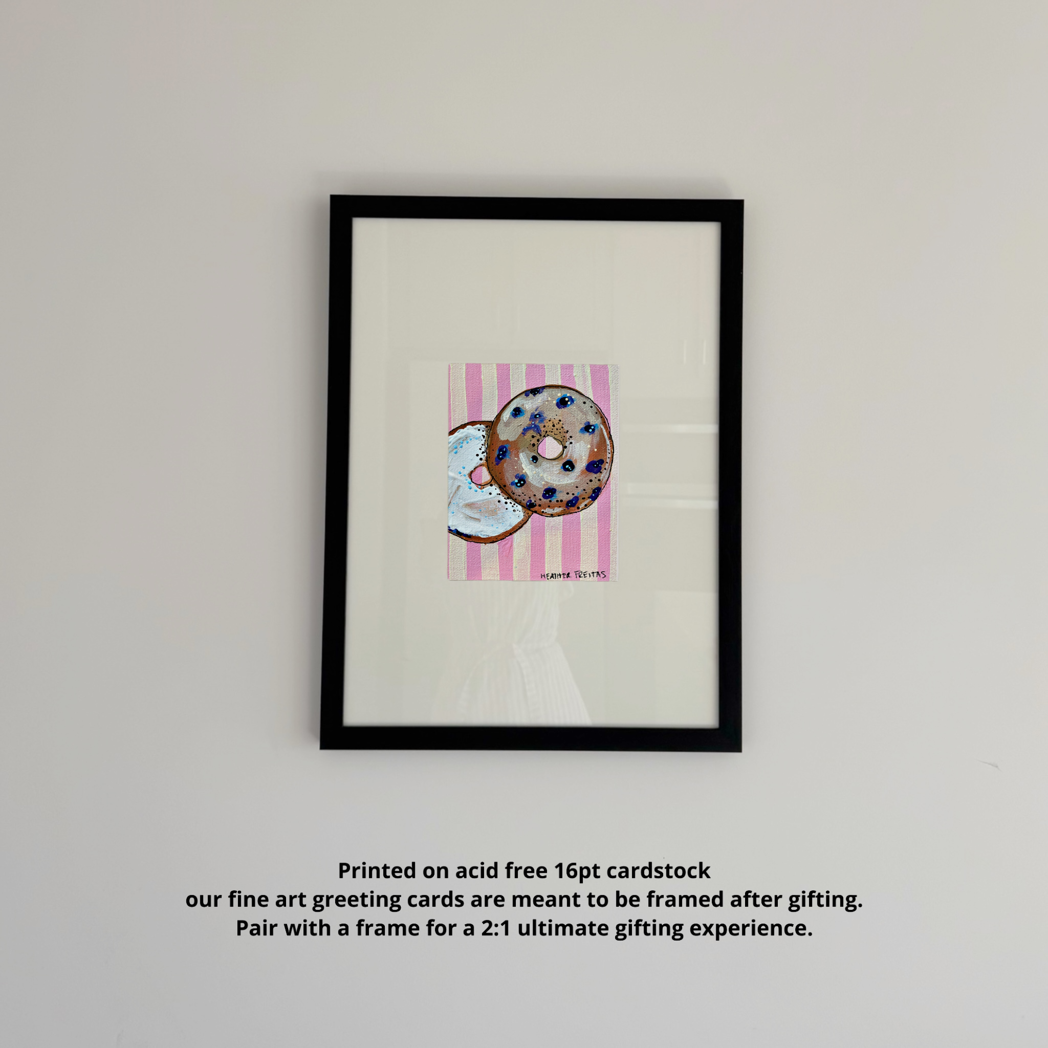 Bagel - Greeting Card / Fine Art Print