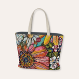 Flower Power Red Edition Oversized Tote