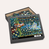 Moody Forest Fox Fine Art Puzzle