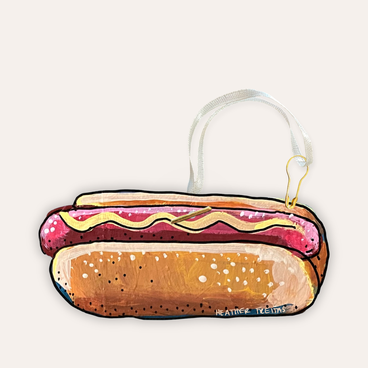 Hot Dog Gift Tag