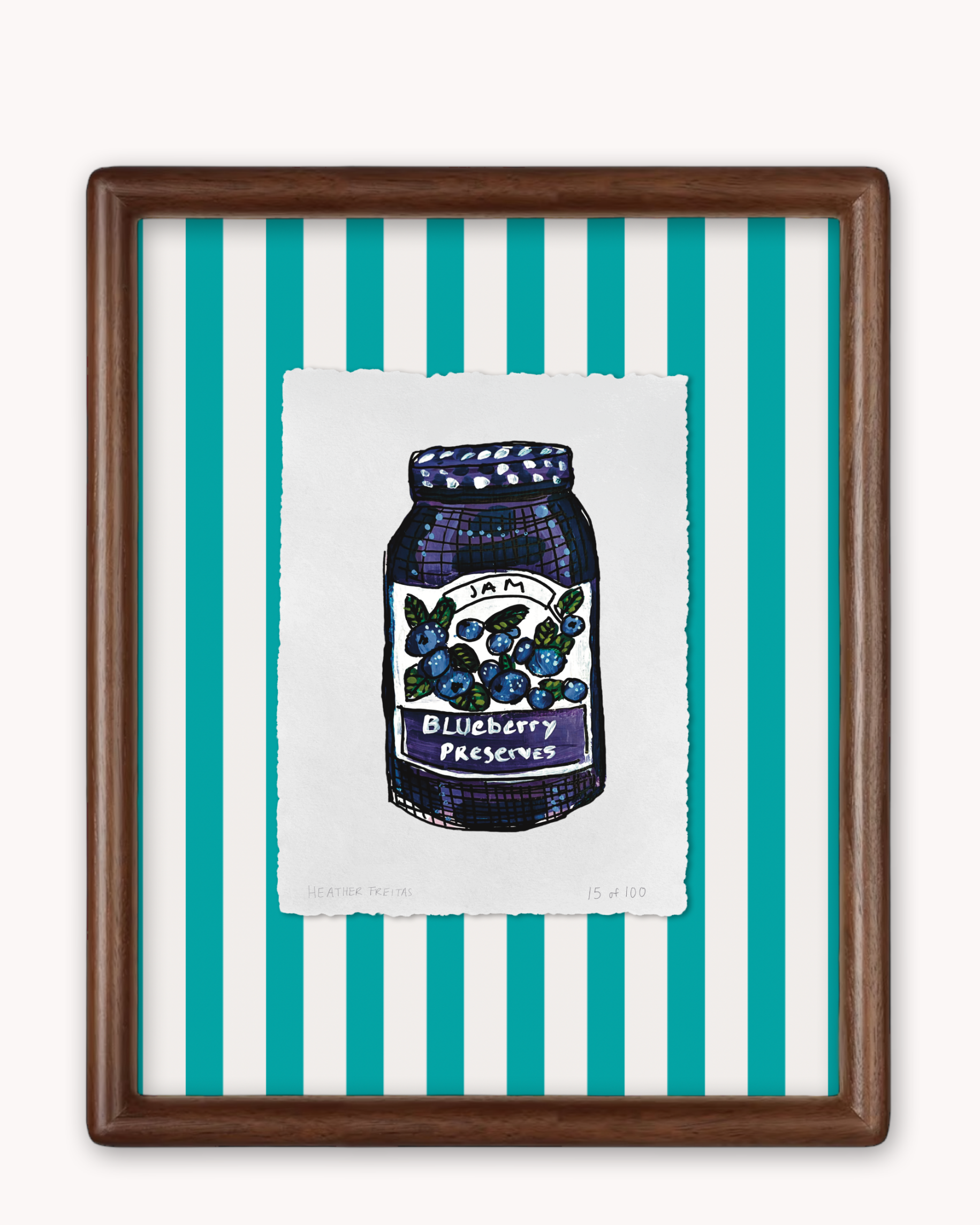 Grape Jam Limited Edition Framed Print