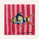 Tiger Barb Fish ( Mini Original Painting )
