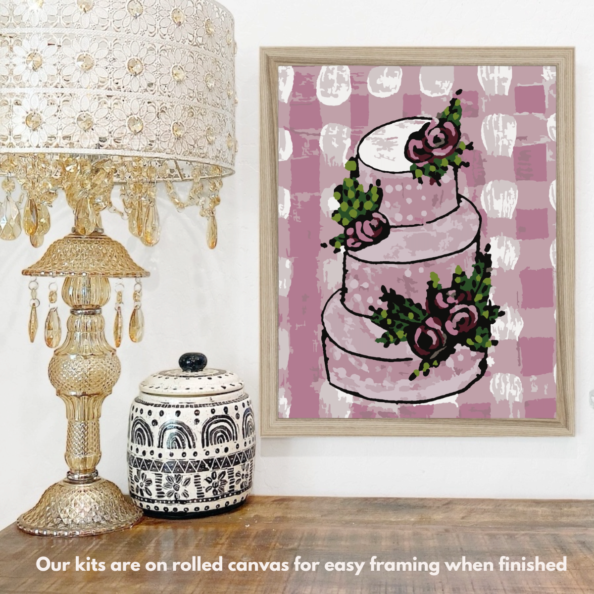 Fancy Cake - Paint by Numbers Kit
