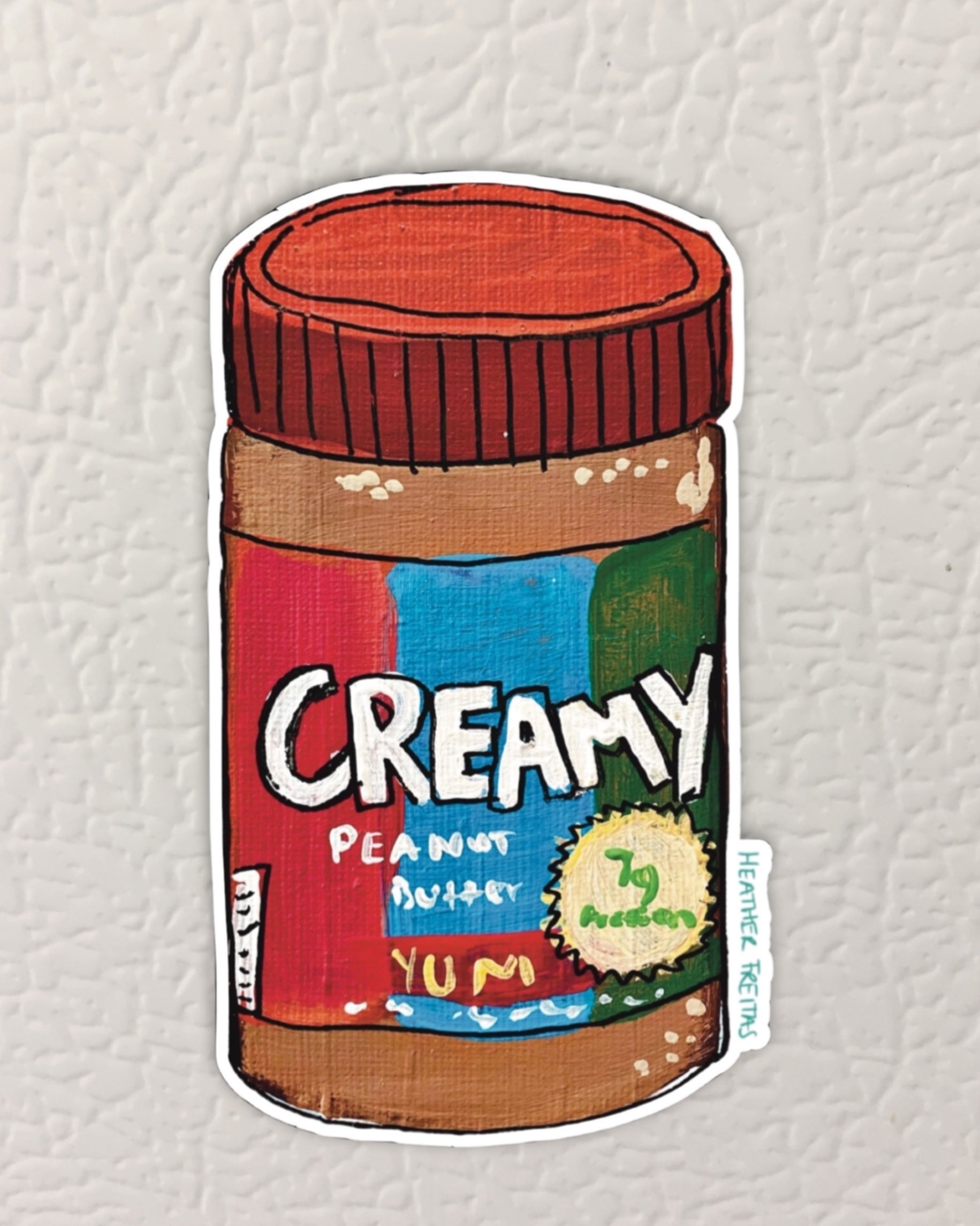 Peanut Butter Magnet ( Die-Cut )