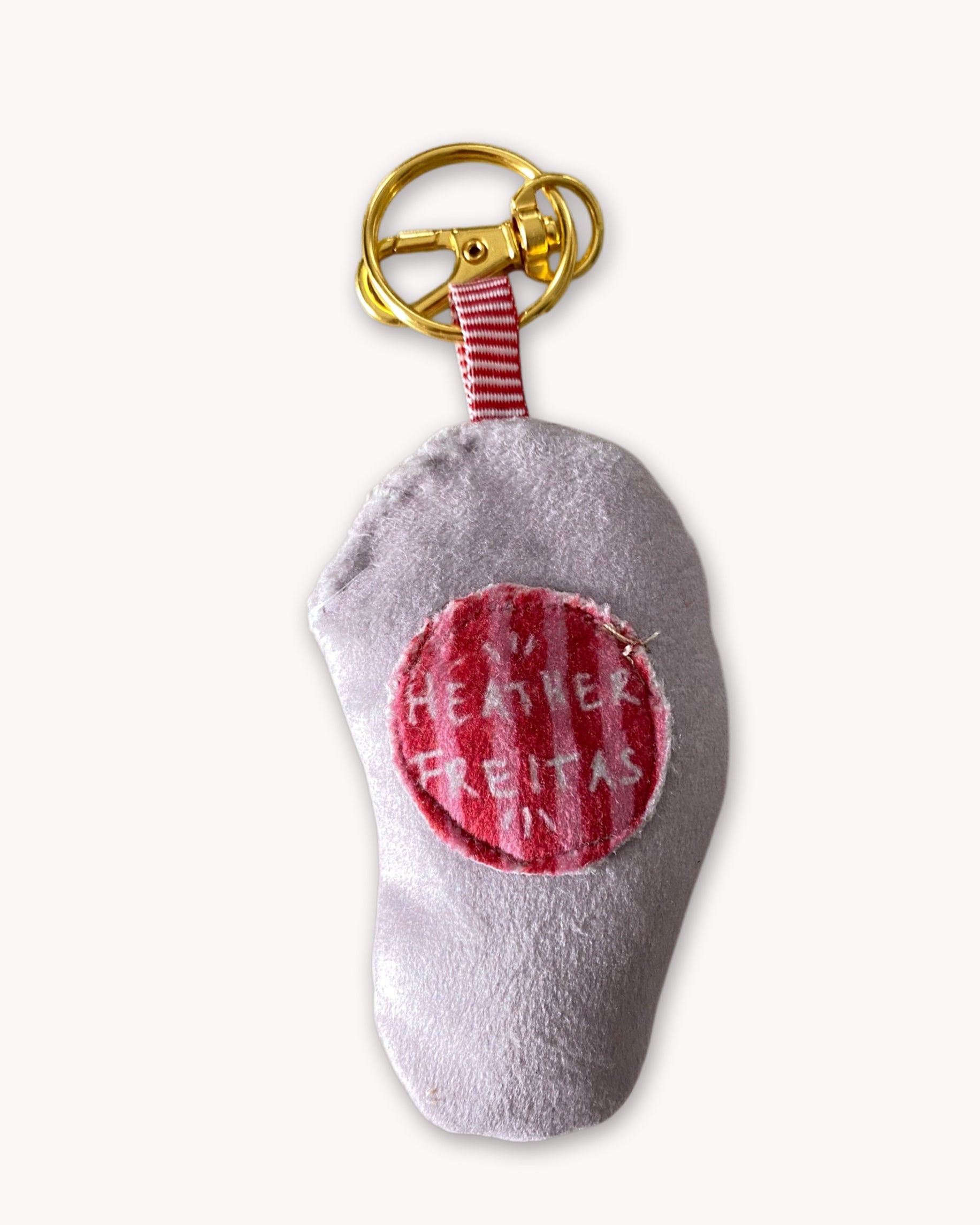 Chocolate Ice cream Cone Faux Suede Plush Purse Charm