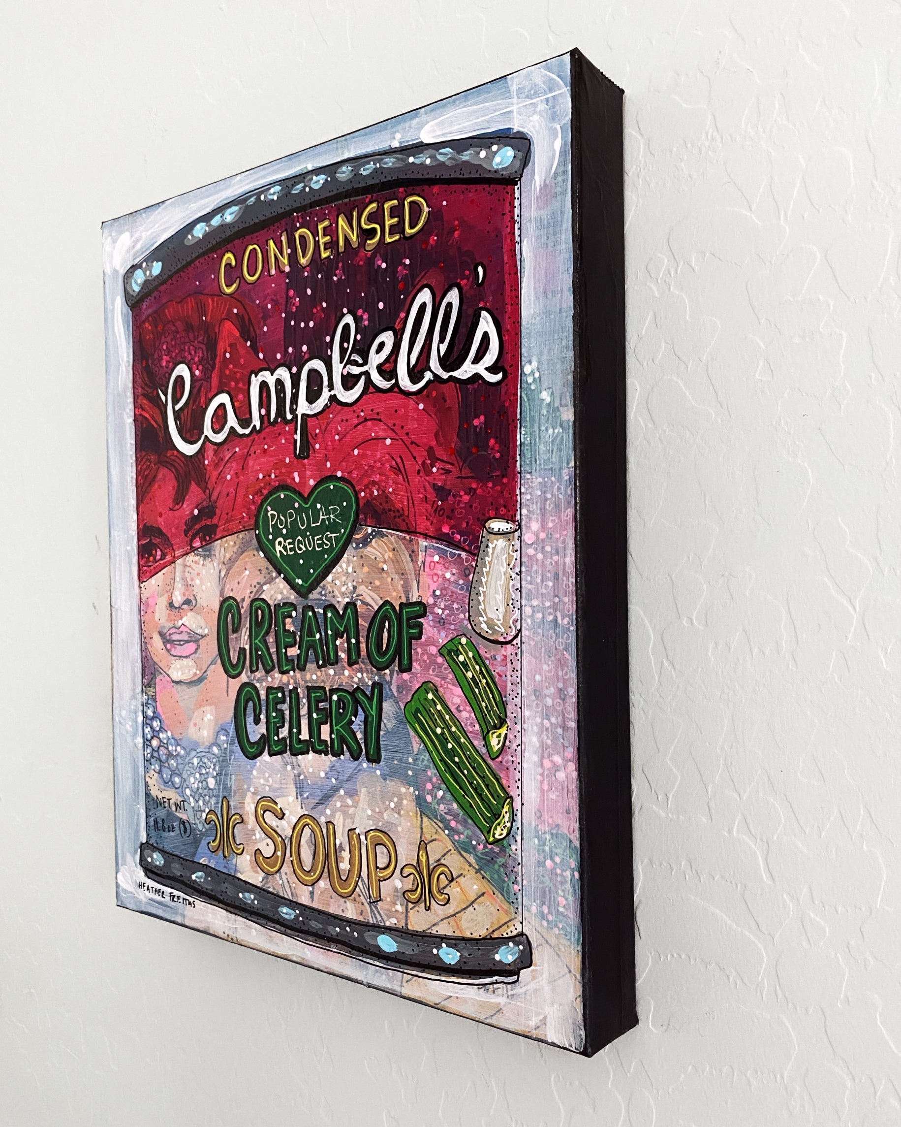 Cream Of Celery Soup ( Original Painting )