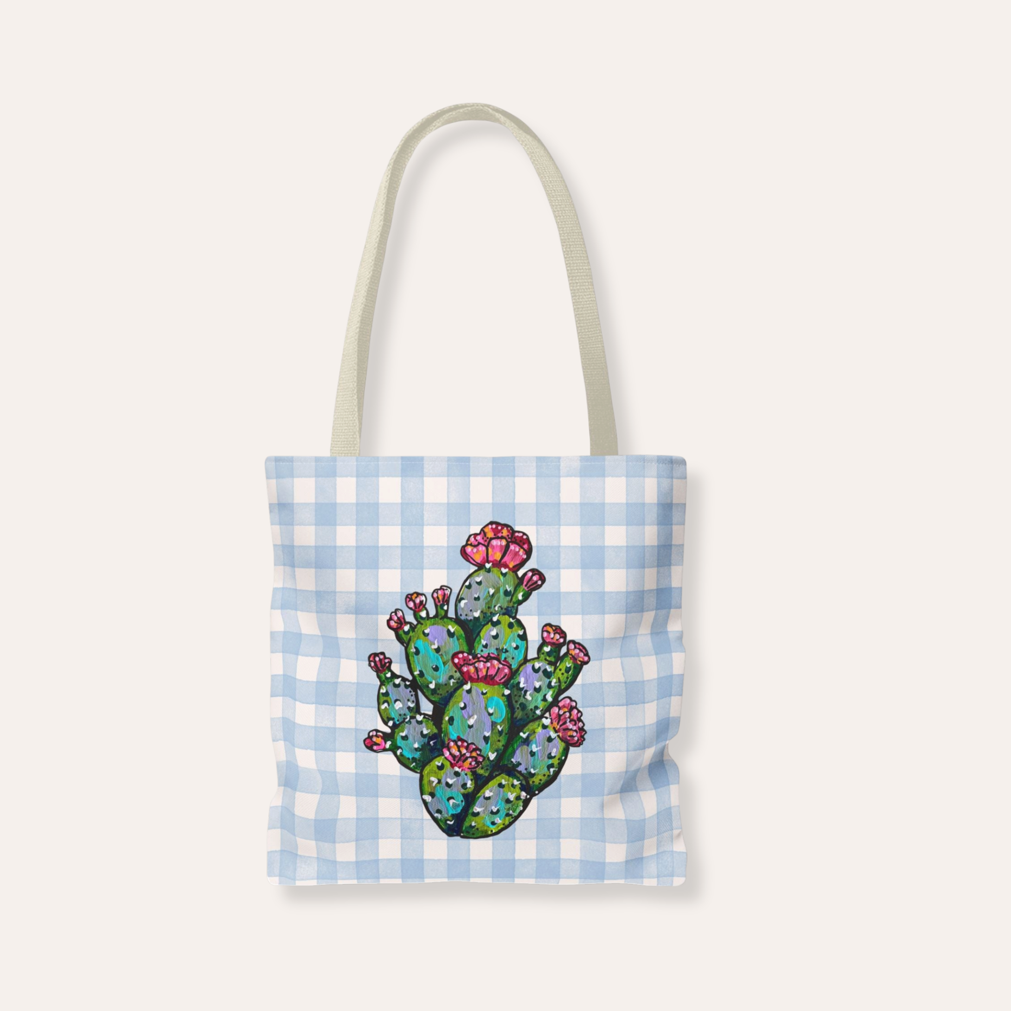 Prickly Pear Cactus Tote Bag